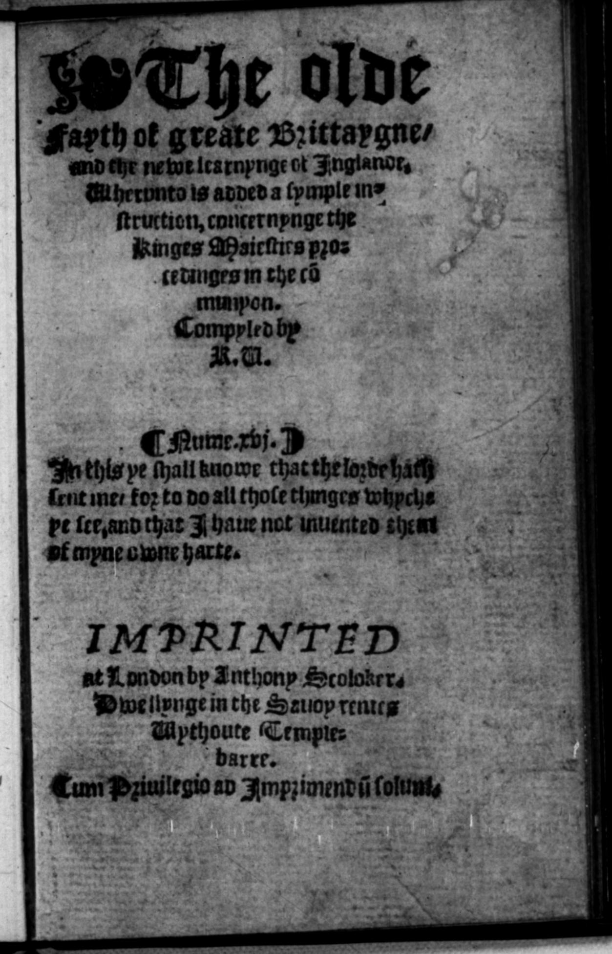 STC 24566 title-page context, not the Neville dedication
