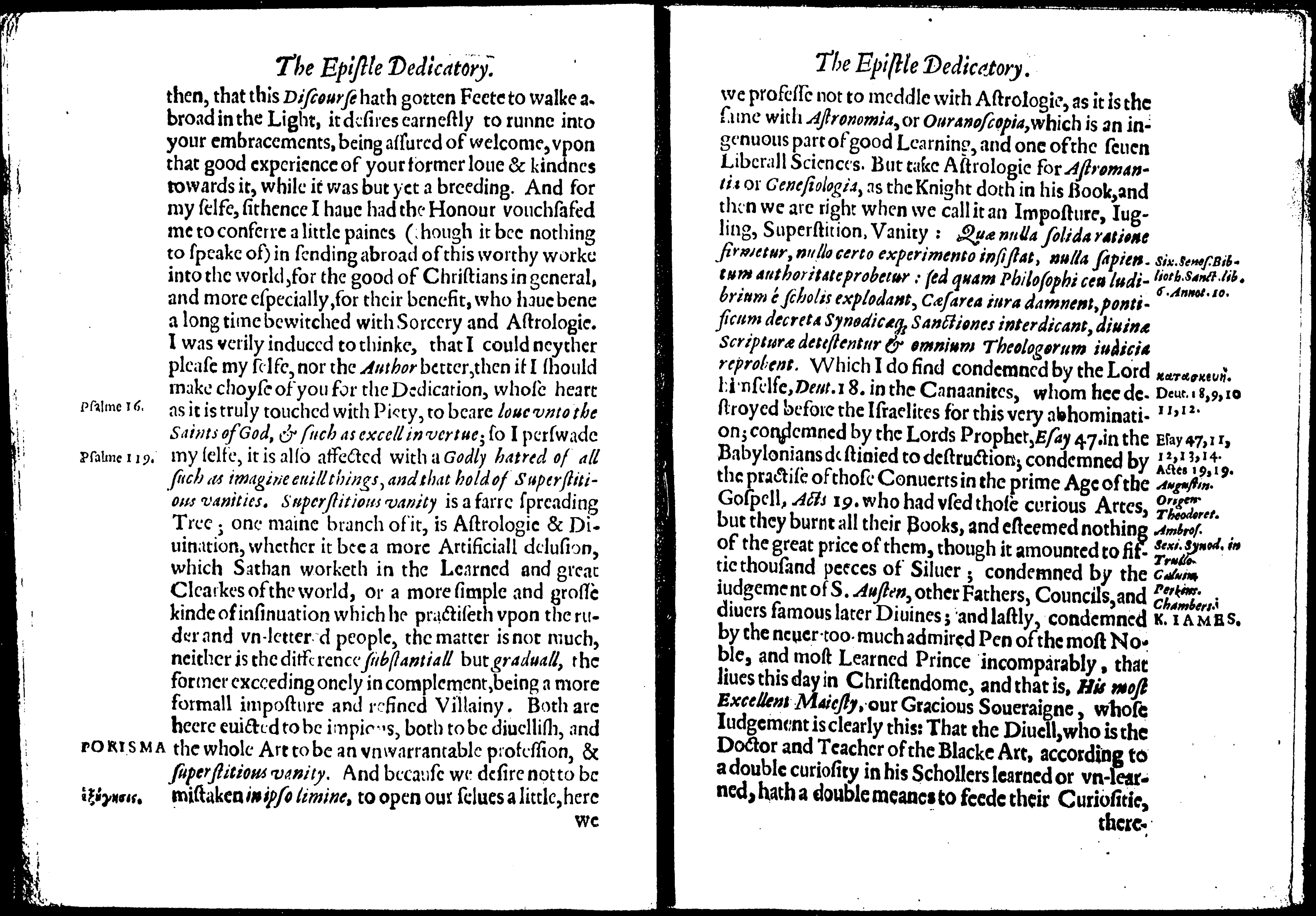 Astrologomania dedicatory epistle continuation