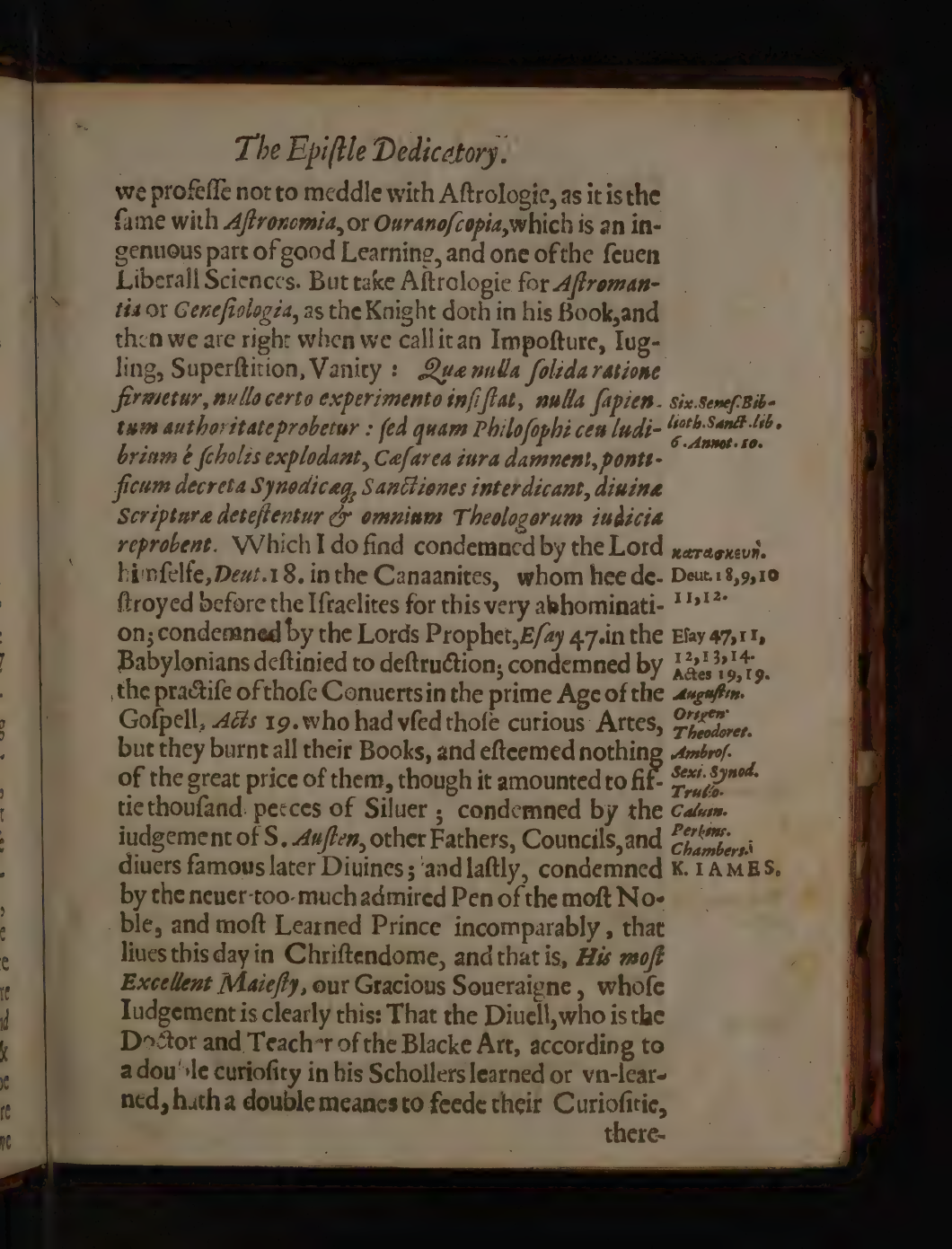 Astrologomania dedicatory epistle continuation