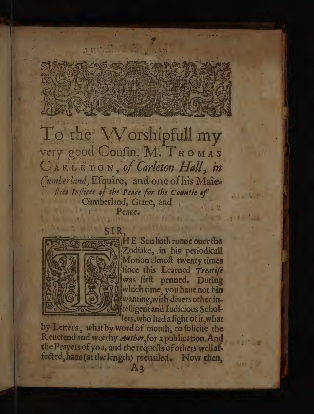 Astrologomania dedicatory epistle address