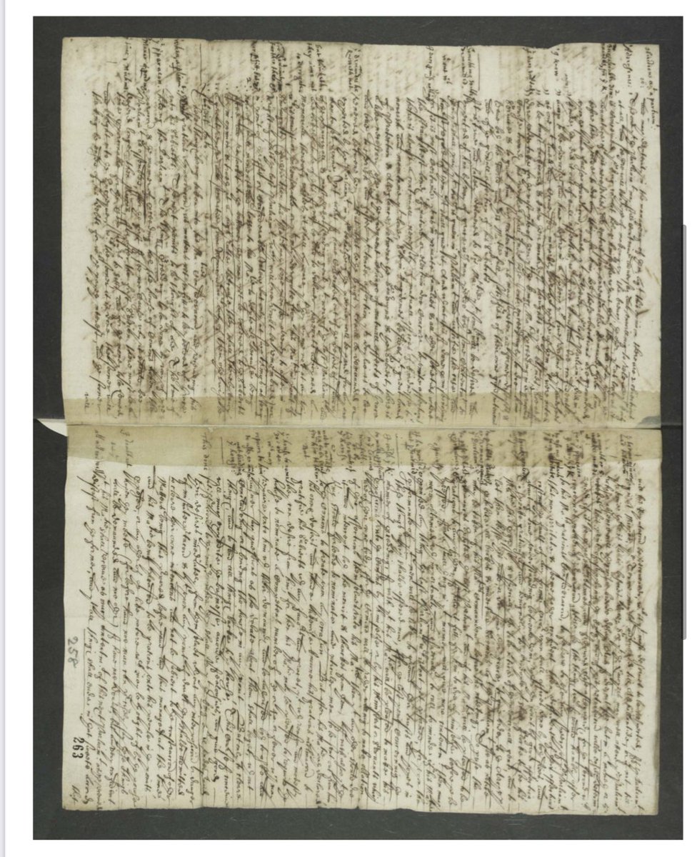 Advice manuscript image, foldout pp. 252-253